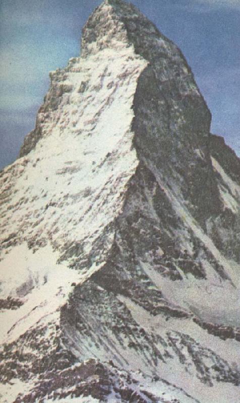 william r clark matterhorn ansags lange omojligt att bestiga trots att det ar ca 300 meter lagre an mont blanc. oil painting picture